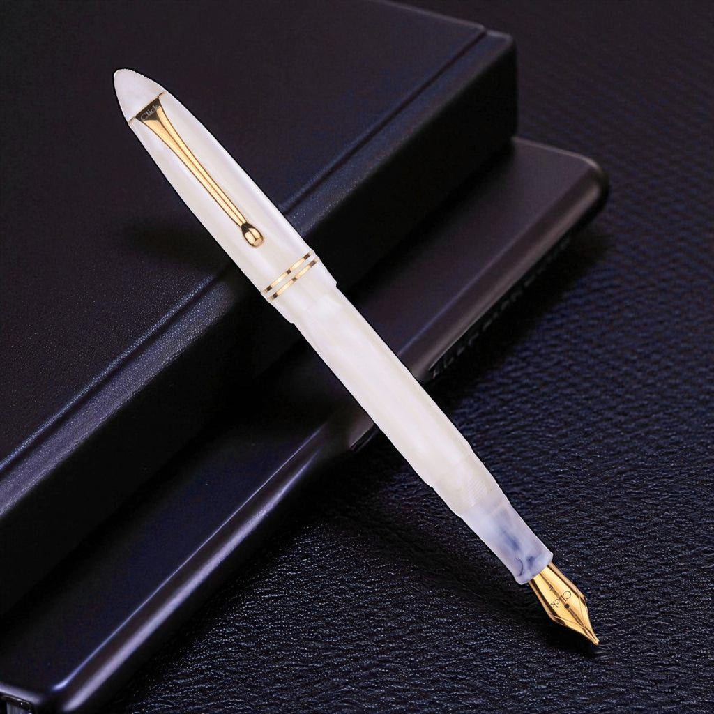 Click Yen Acrylic Pearl GT Fountain Pen CLK136000PE