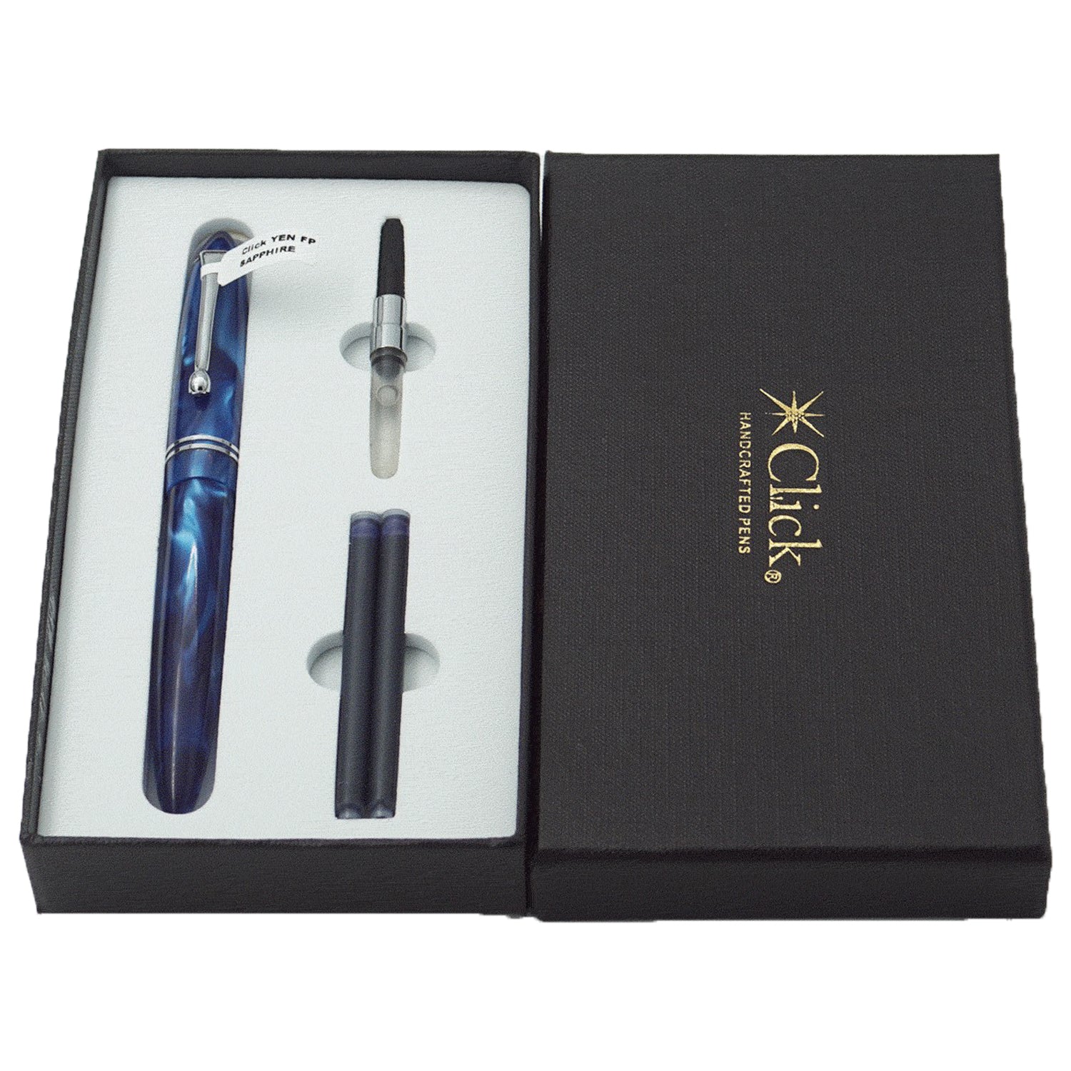 Click Yen Sapphire CT Fountain Pen CLK136000SAP