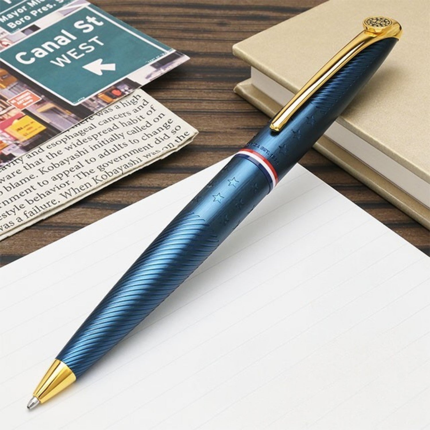 Cross ATX Americana Blue GT Ballpoint Pen 882-53 (Limited Edition)