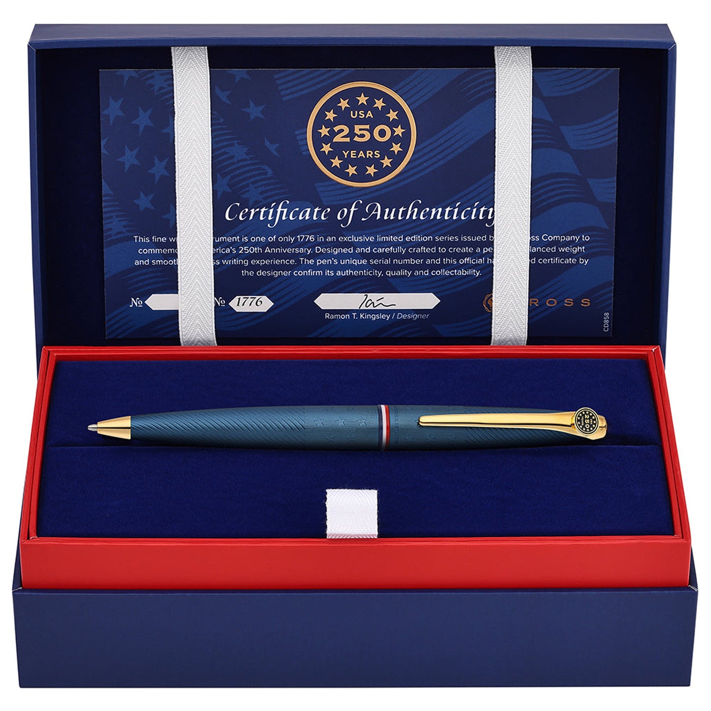 Cross ATX Americana Blue GT Ballpoint Pen 882-53 (Limited Edition)