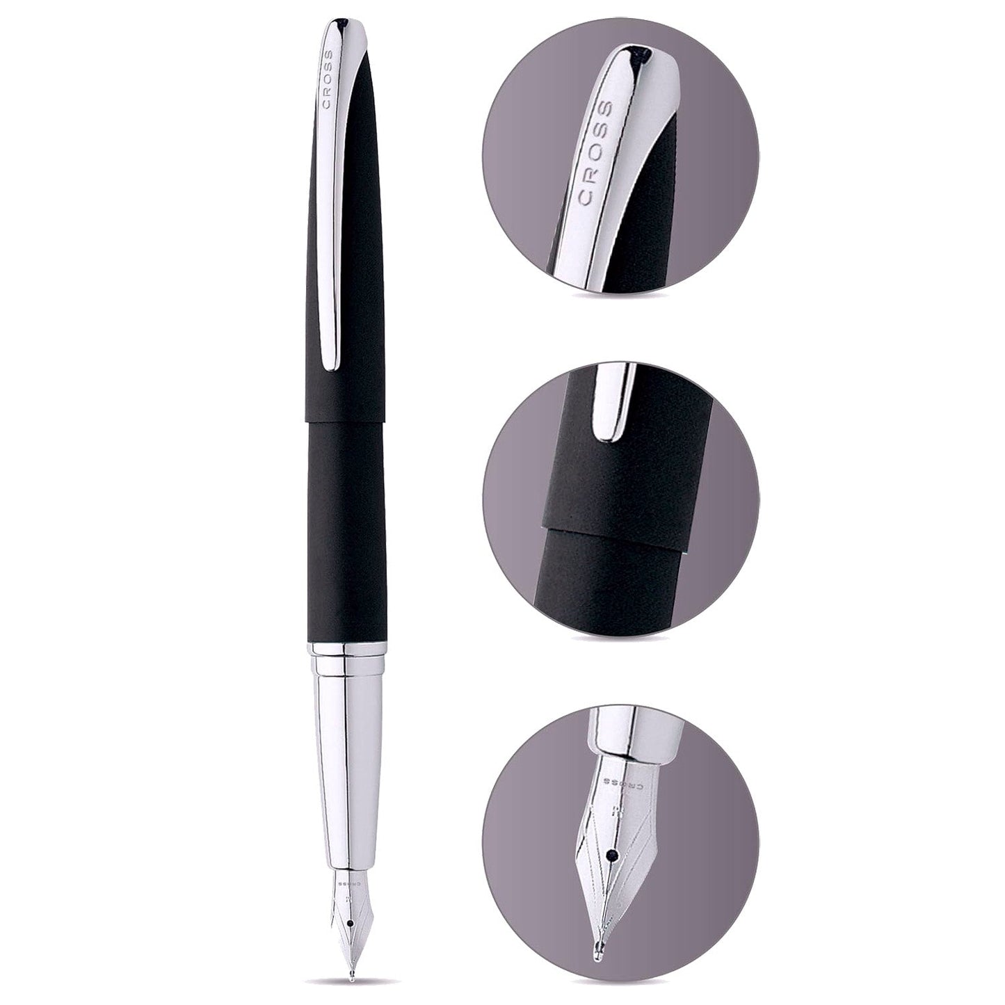 Cross ATX Basalt Black CT Fountain Pen