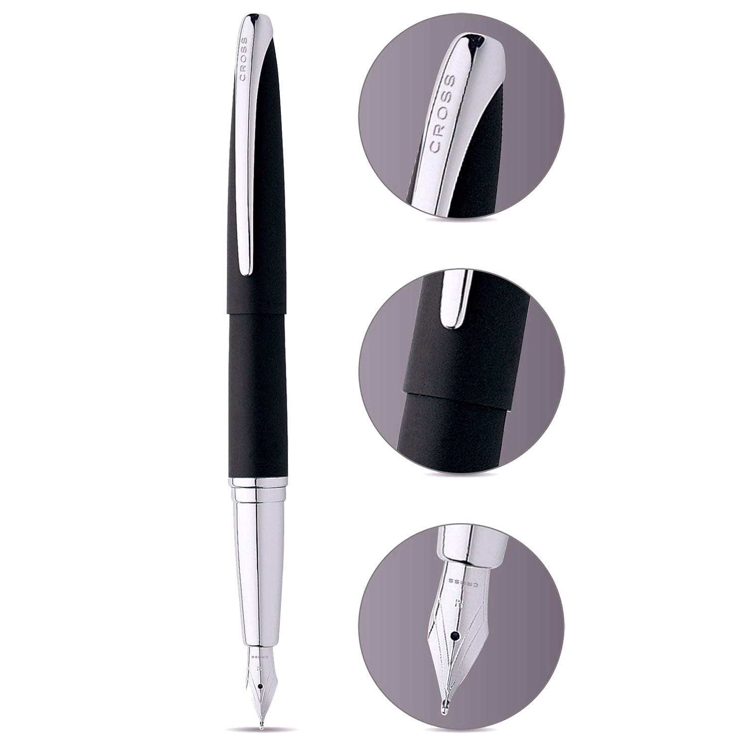 Cross ATX Basalt Black CT Fountain Pen