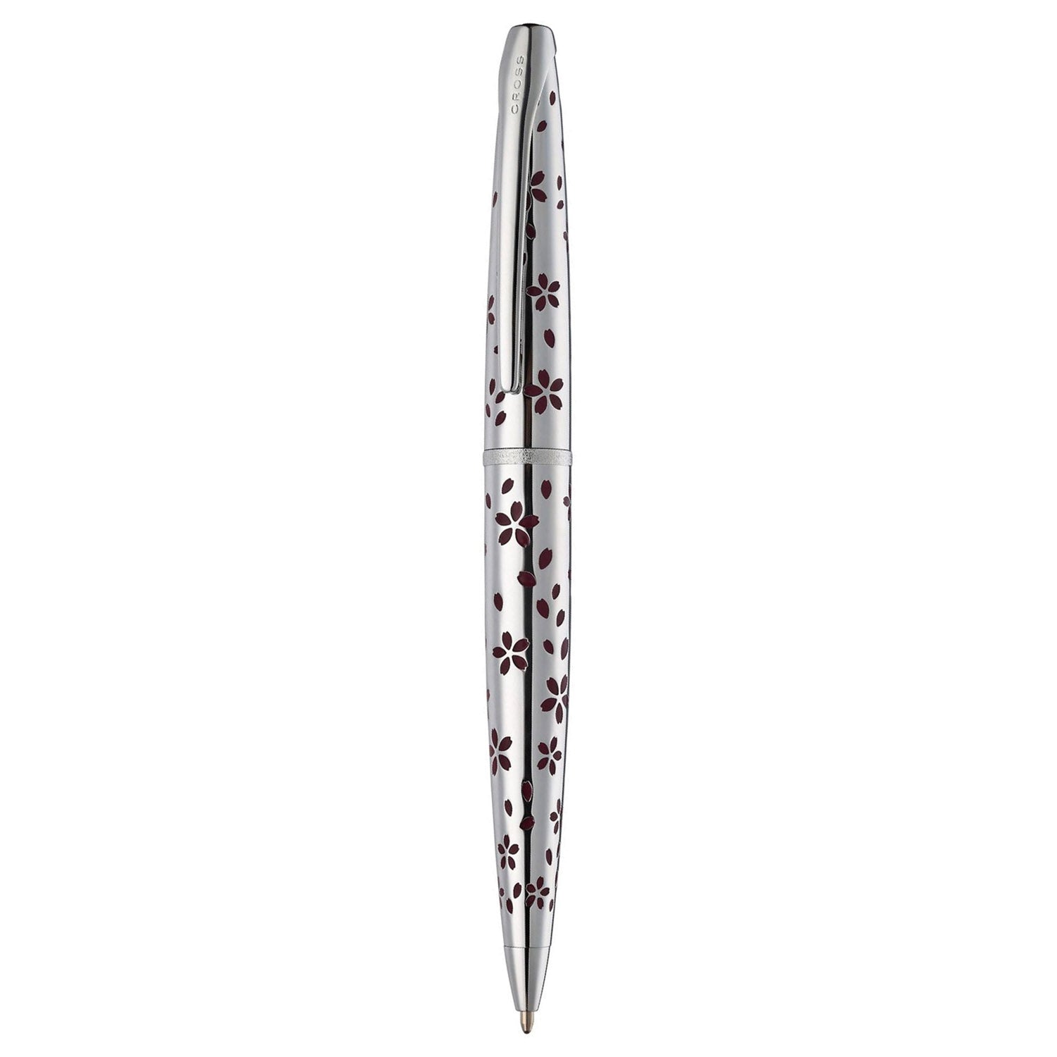 Cross ATX Cherry Blossom Polished Chrome CT Ballpoint Pen 882-52