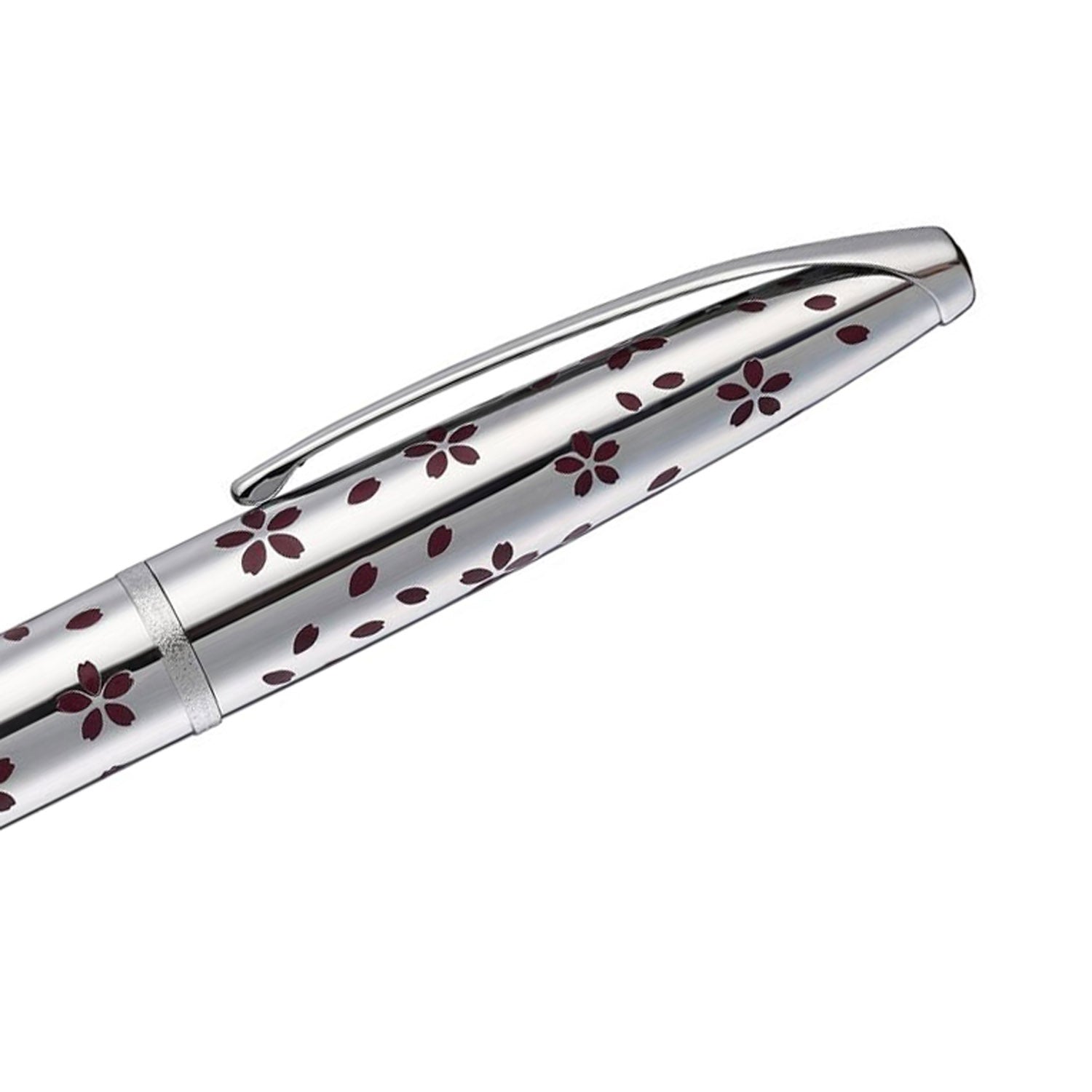 Cross ATX Cherry Blossom Polished Chrome CT Ballpoint Pen 882-52