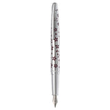 Cross ATX Cherry Blossom Polished Chrome CT Fountain Pen