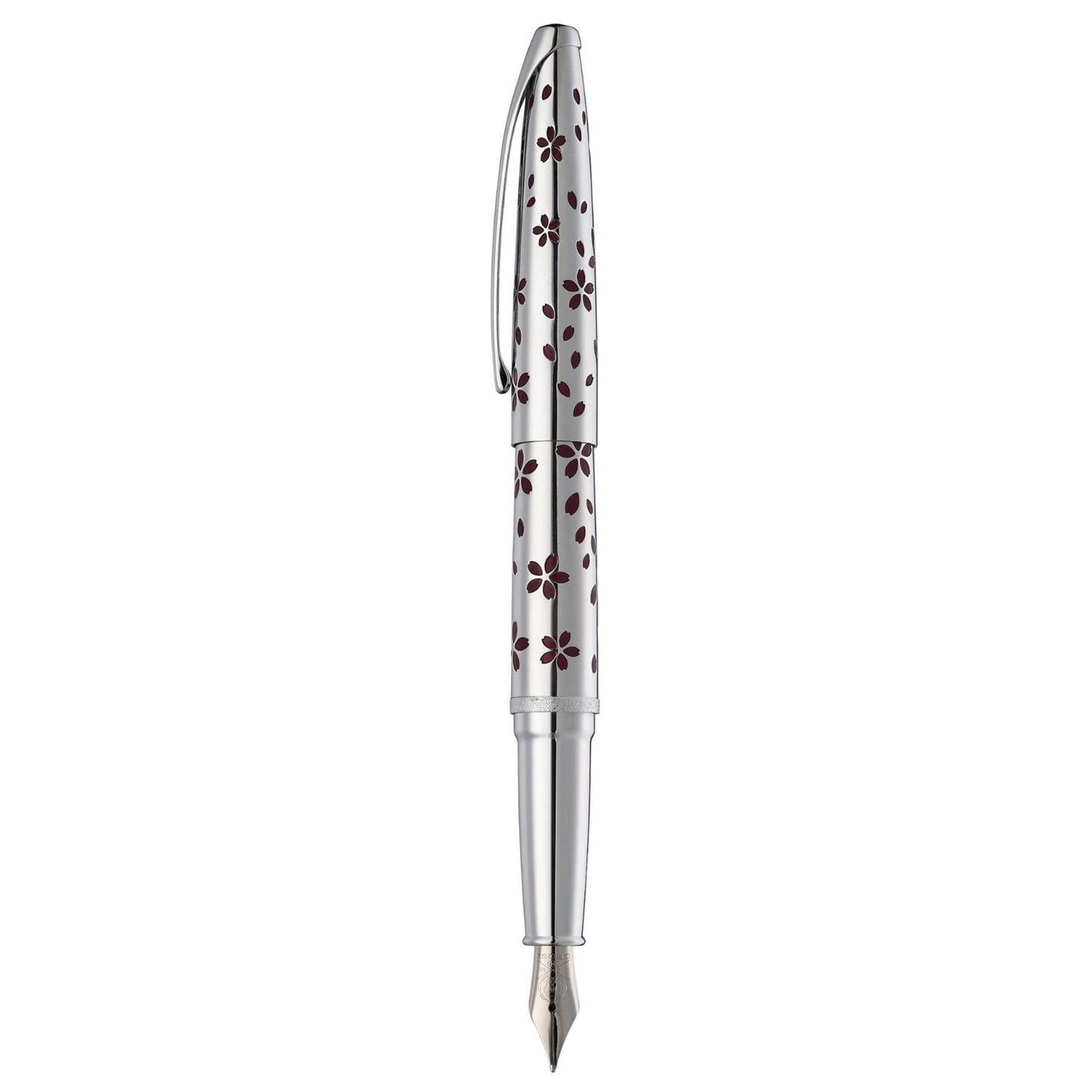 Cross ATX Cherry Blossom Polished Chrome CT Fountain Pen