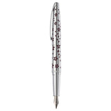 Cross ATX Cherry Blossom Polished Chrome CT Fountain Pen