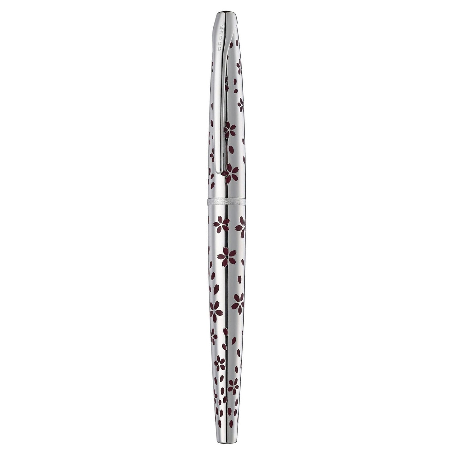 Cross ATX Cherry Blossom Polished Chrome CT Fountain Pen