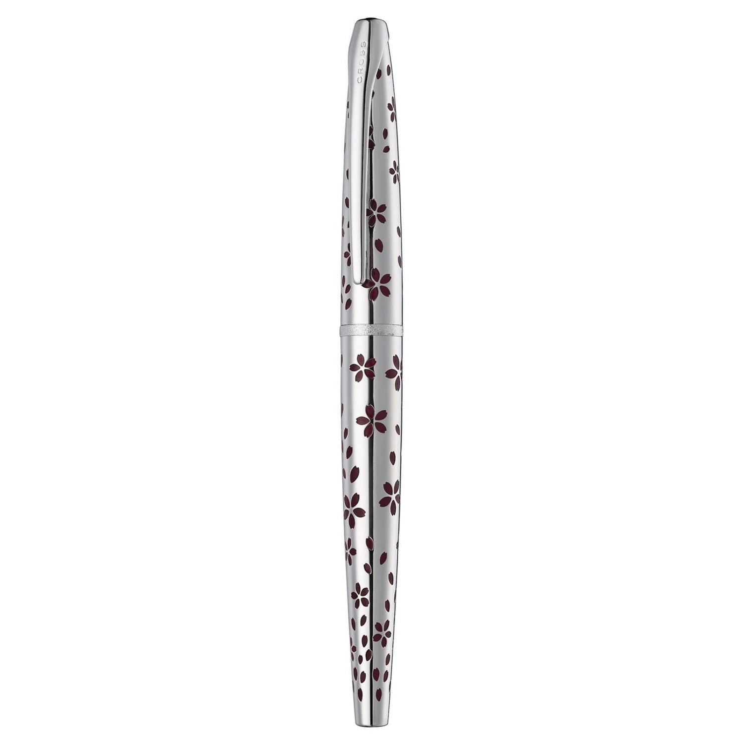 Cross ATX Cherry Blossom Polished Chrome CT Fountain Pen