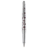 Cross ATX Cherry Blossom Polished Chrome CT Roller Ball Pen 885-52