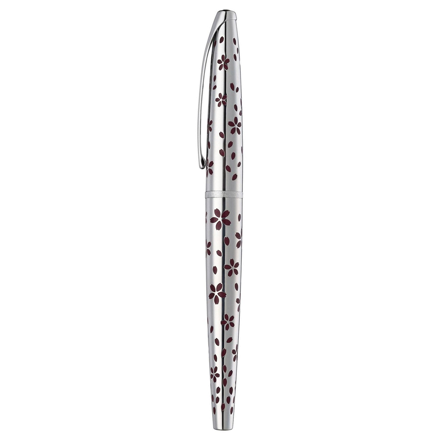 Cross ATX Cherry Blossom Polished Chrome CT Roller Ball Pen 885-52
