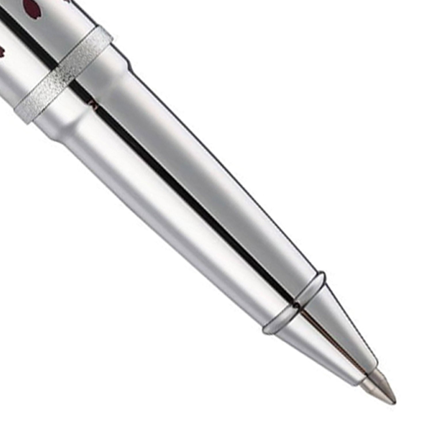 Cross ATX Cherry Blossom Polished Chrome CT Roller Ball Pen 885-52