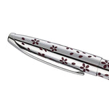 Cross ATX Cherry Blossom Polished Chrome CT Roller Ball Pen 885-52