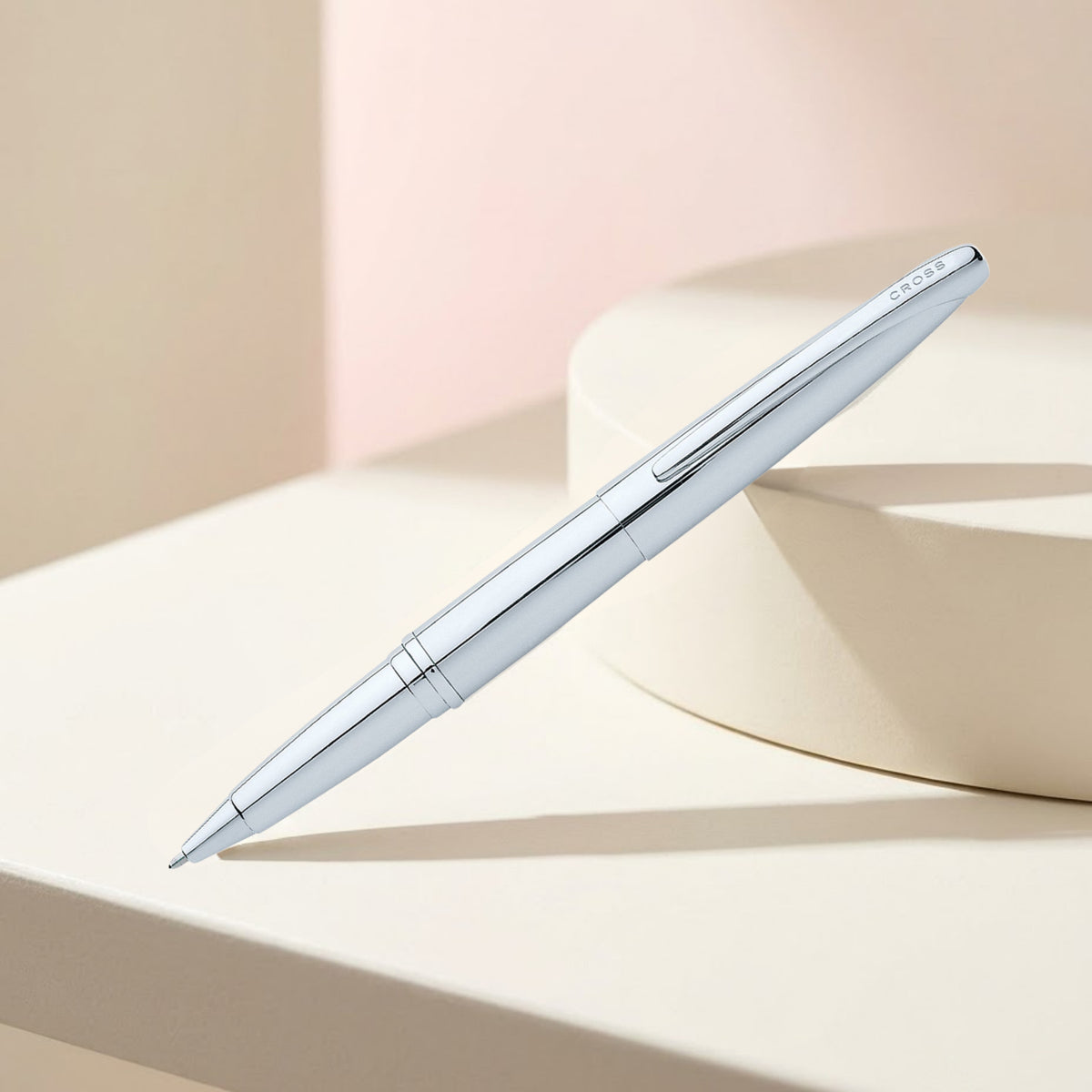 Cross ATX Pure Chrome CT Roller Ball Pen 885-2