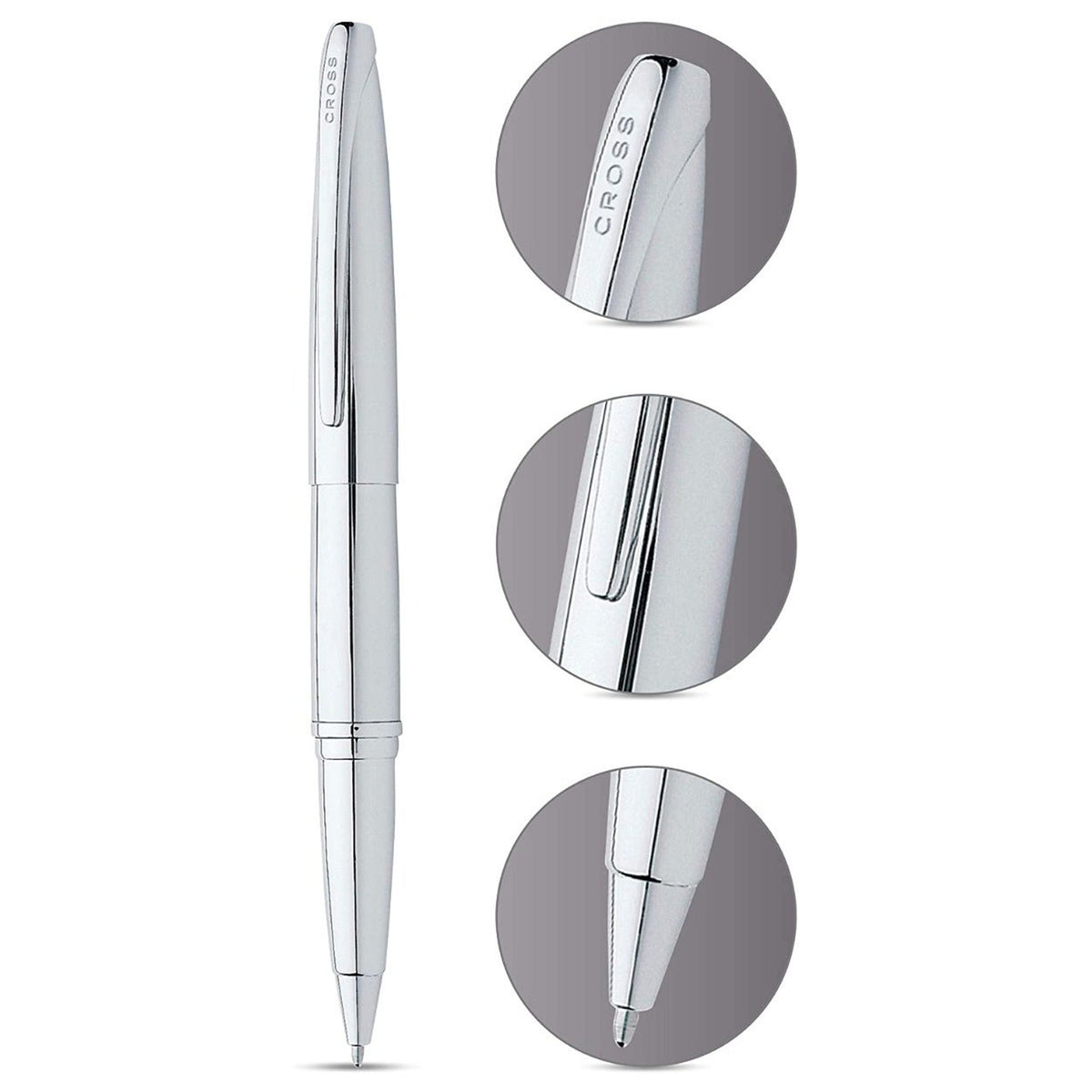 Cross ATX Pure Chrome CT Roller Ball Pen 885-2