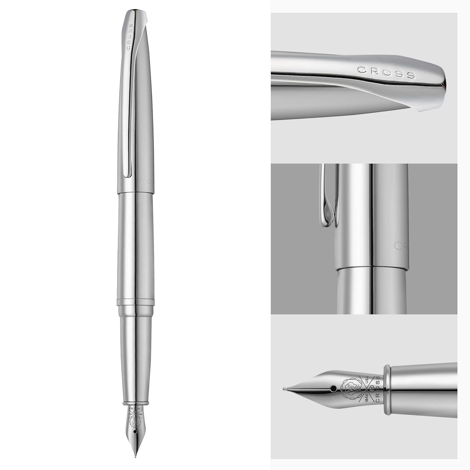Cross ATX Pure Chrome CT Fountain Pen
