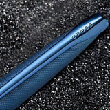 Cross ATX Sandblasted Dark Blue Ballpoint Pen 882-45