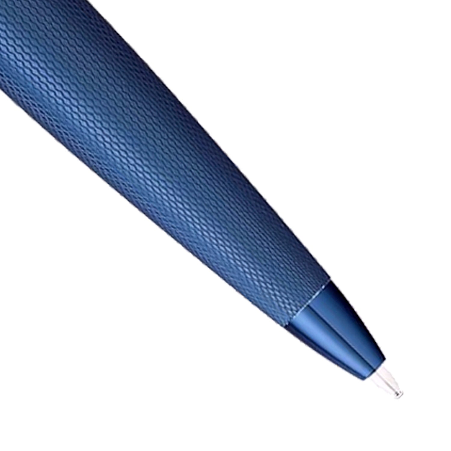 Cross ATX Sandblasted Dark Blue Ballpoint Pen 882-45