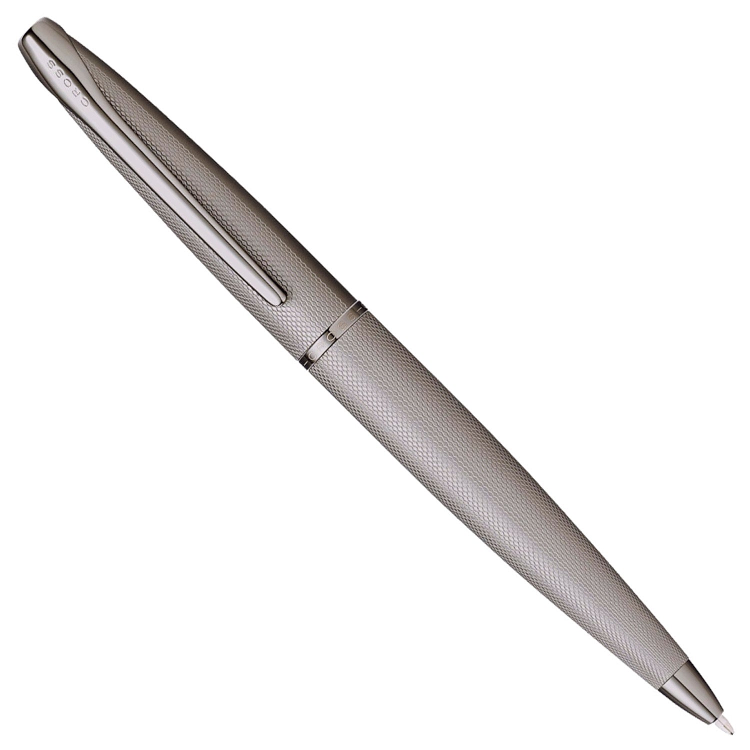 Cross ATX Sandblasted Titanium Gray Ballpoint Pen 882-46