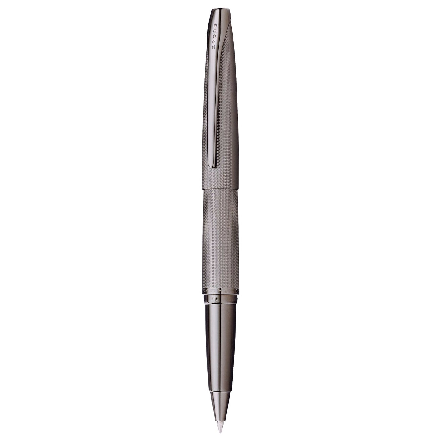 Cross ATX Sandblasted Titanium Gray Roller Ball Pen 885-46