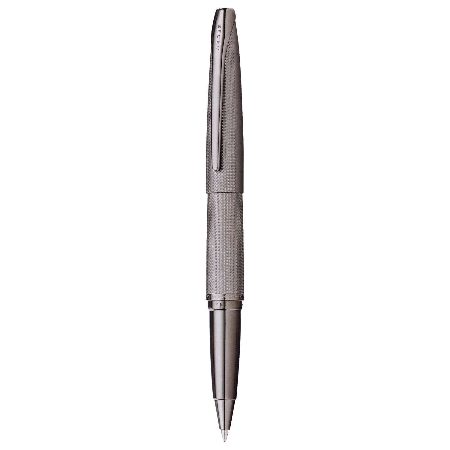 Cross ATX Sandblasted Titanium Gray Roller Ball Pen 885-46