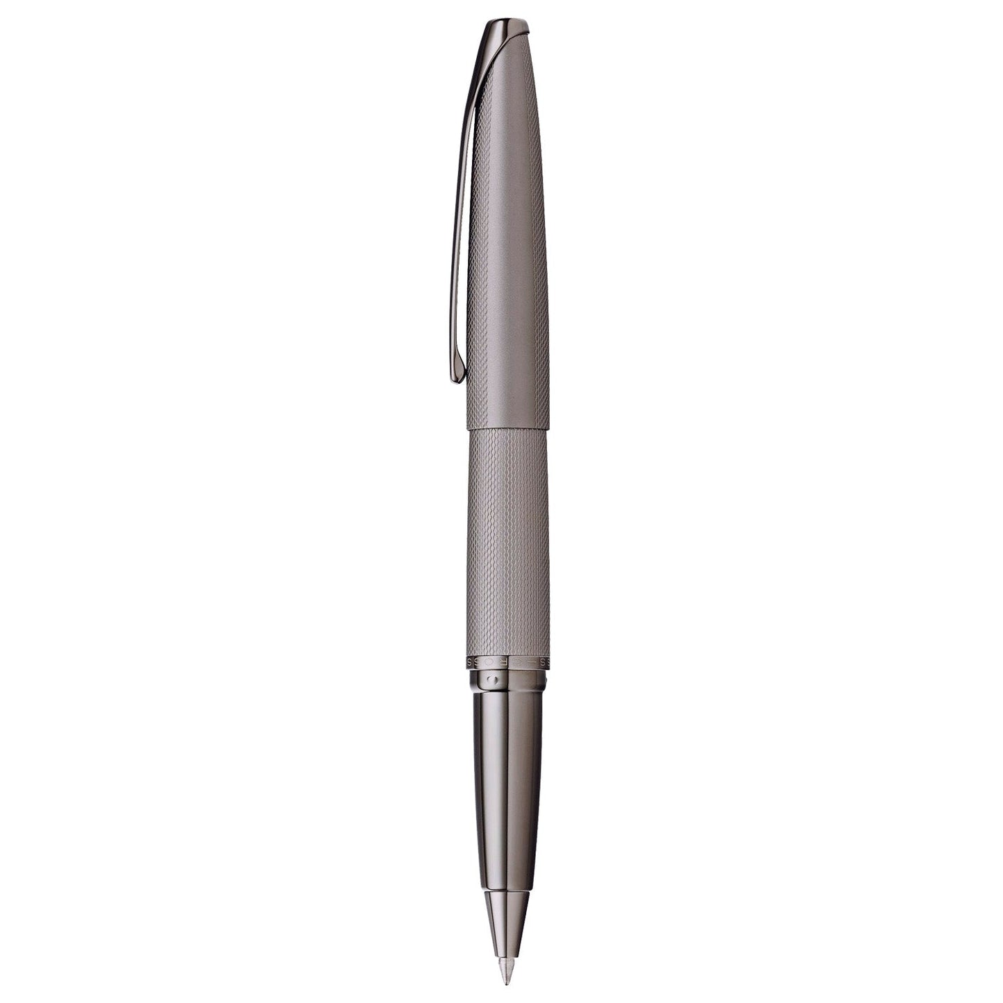 Cross ATX Sandblasted Titanium Gray Roller Ball Pen 885-46
