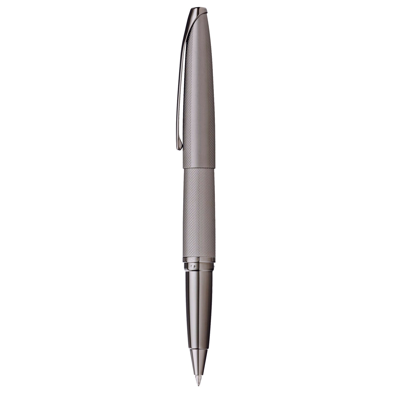 Cross ATX Sandblasted Titanium Gray Roller Ball Pen 885-46