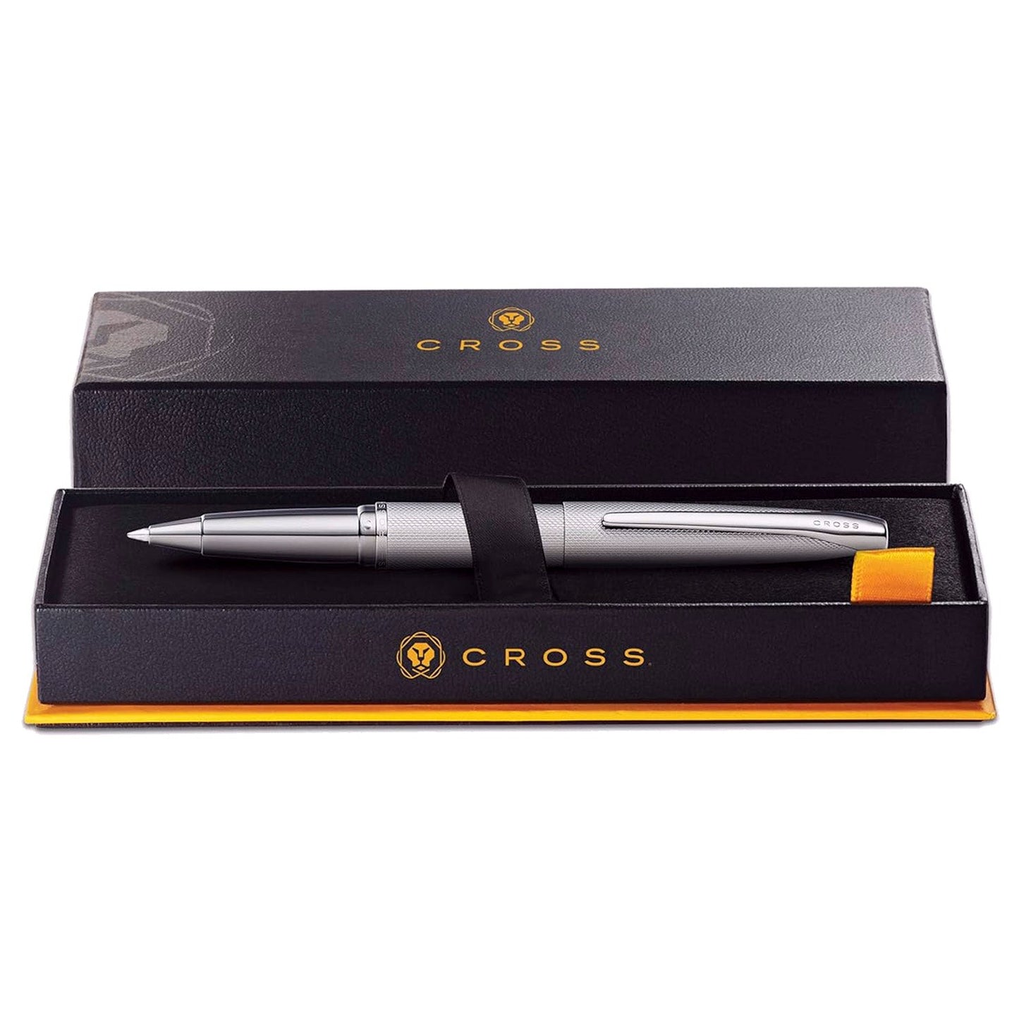 Cross ATX Sandblasted Titanium Gray Roller Ball Pen 885-46