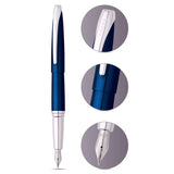 Cross ATX Translucent Blue CT Fountain Pen