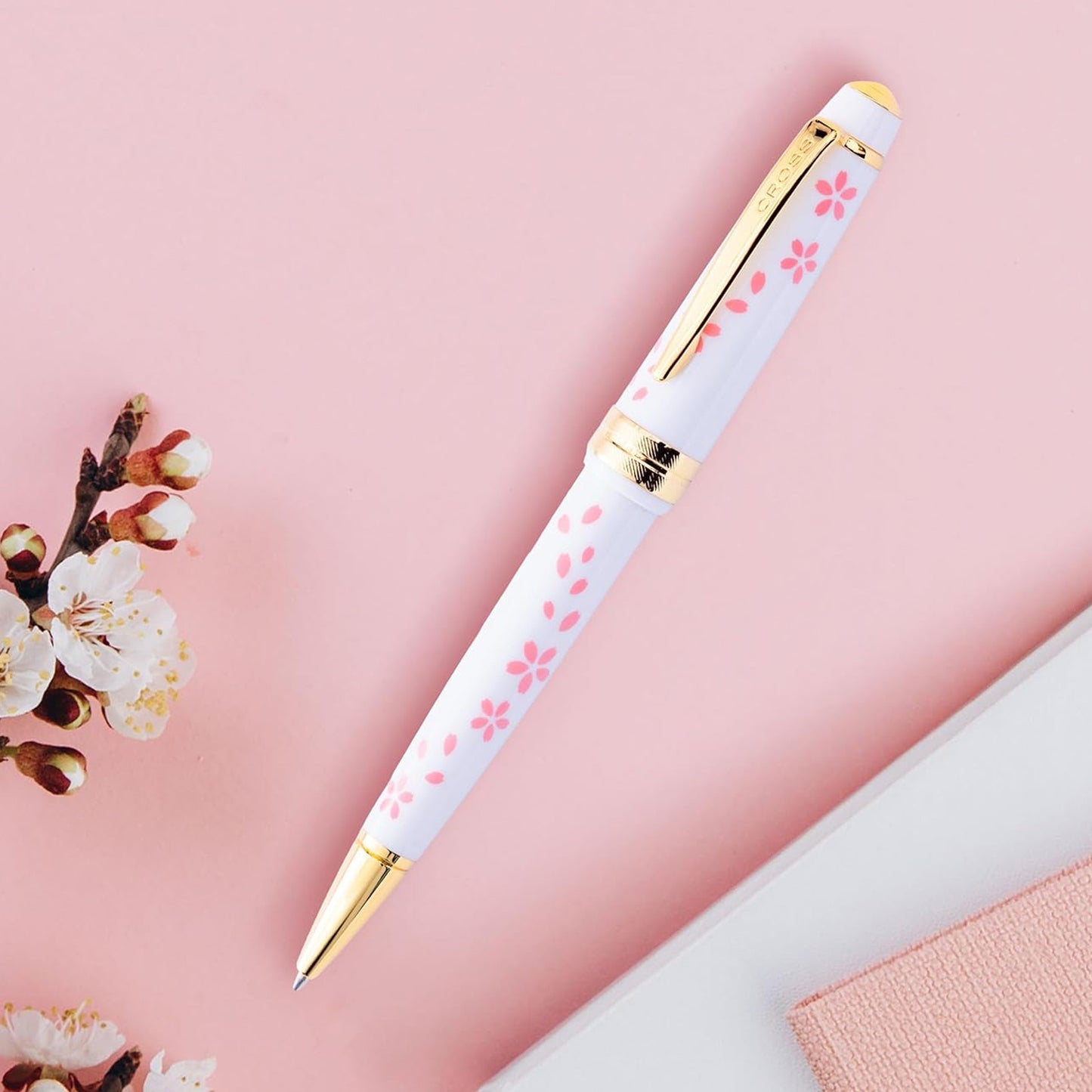 Cross Bailey Light Cherry Blossom White CT Ballpoint Pen AT0742-15