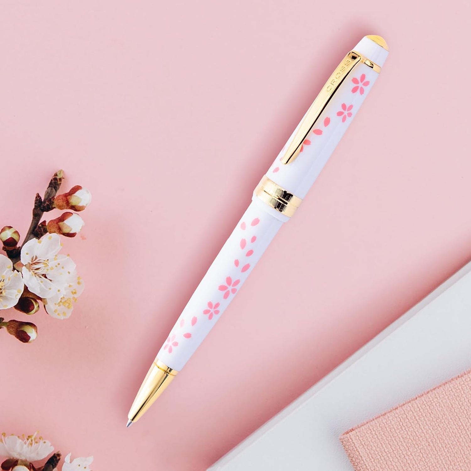 Cross Bailey Light Cherry Blossom White CT Ballpoint Pen AT0742-15