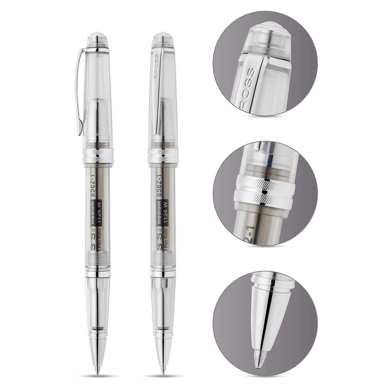 Cross Bailey Light Translucent Clear CT Ballpoint Pen AT0742-17