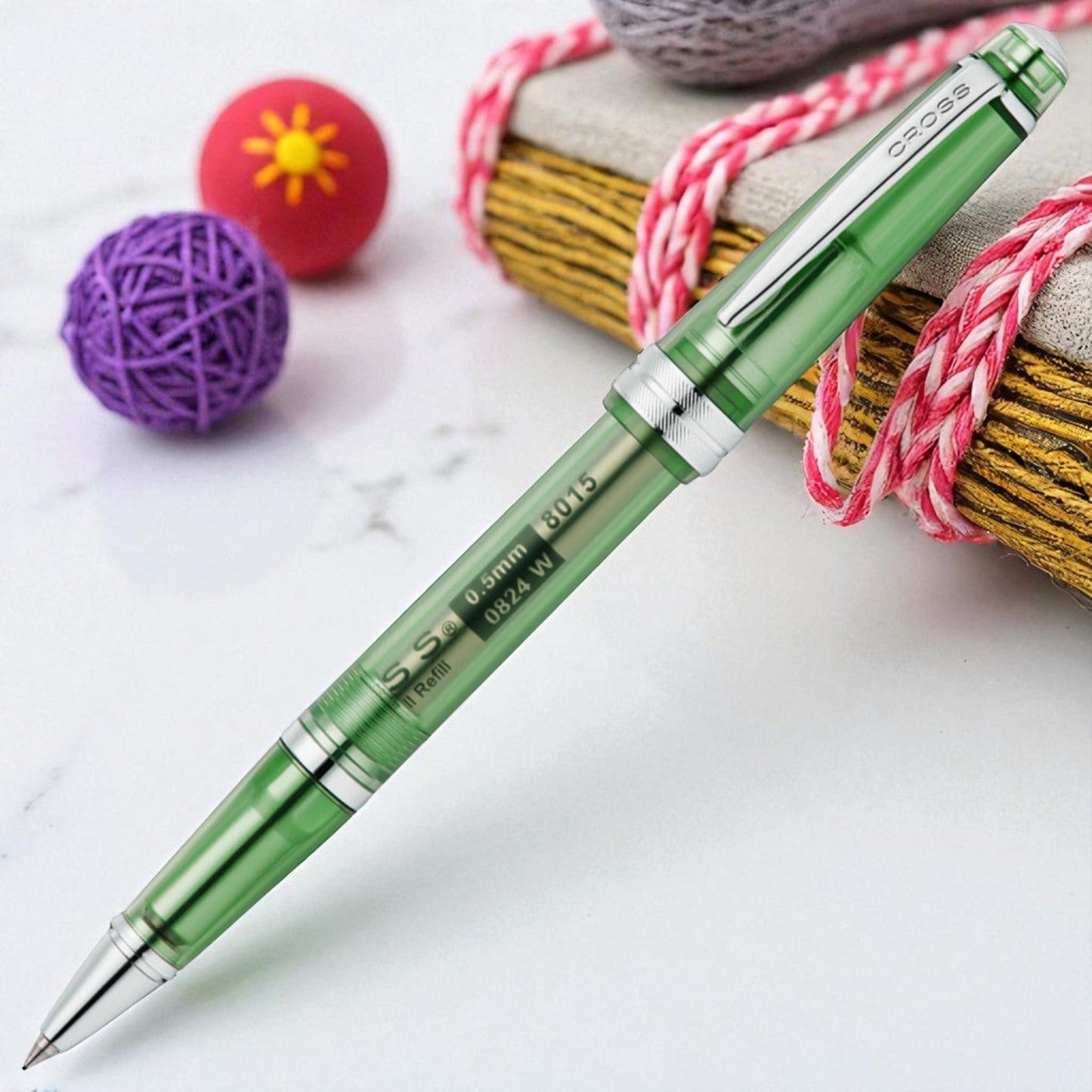 Cross Bailey Light Translucent Green CT Roller Ball Pen AT0745-19