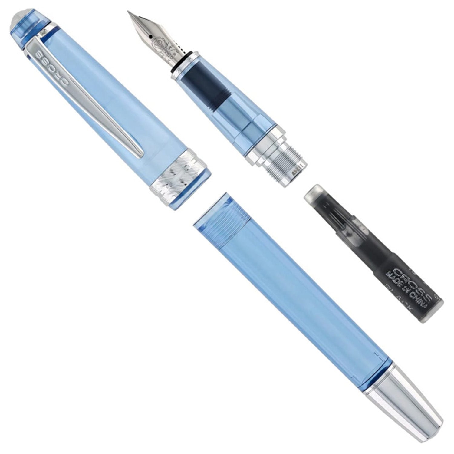 Cross Bailey Light Translucent Navy Blue CT Fountain Pen