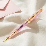 Cross Bailey Light Translucent Pink Sapphire GT Roller Ball Pen AT0745-20