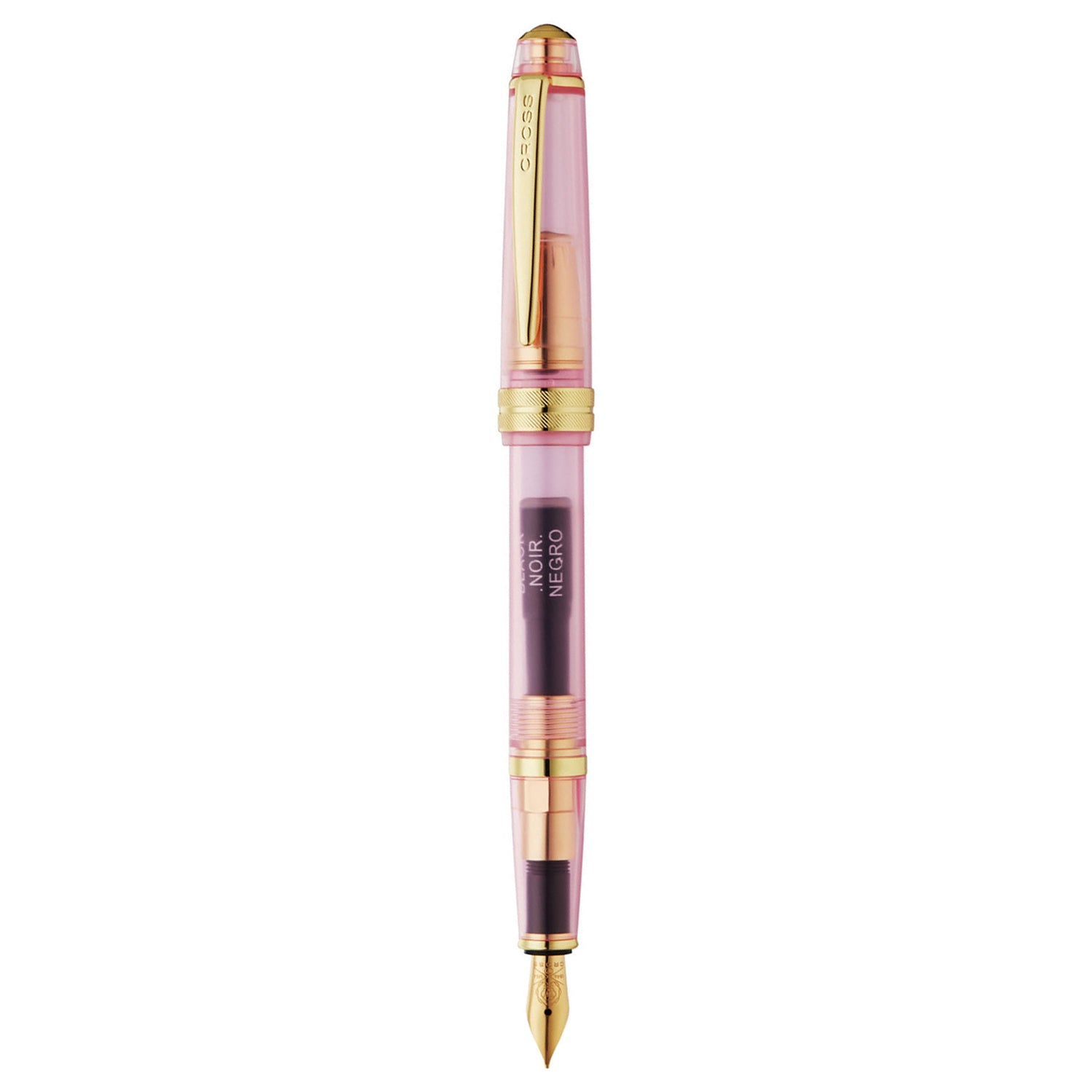 Cross Bailey Light Translucent Pink Sapphire GT Fountain Pen