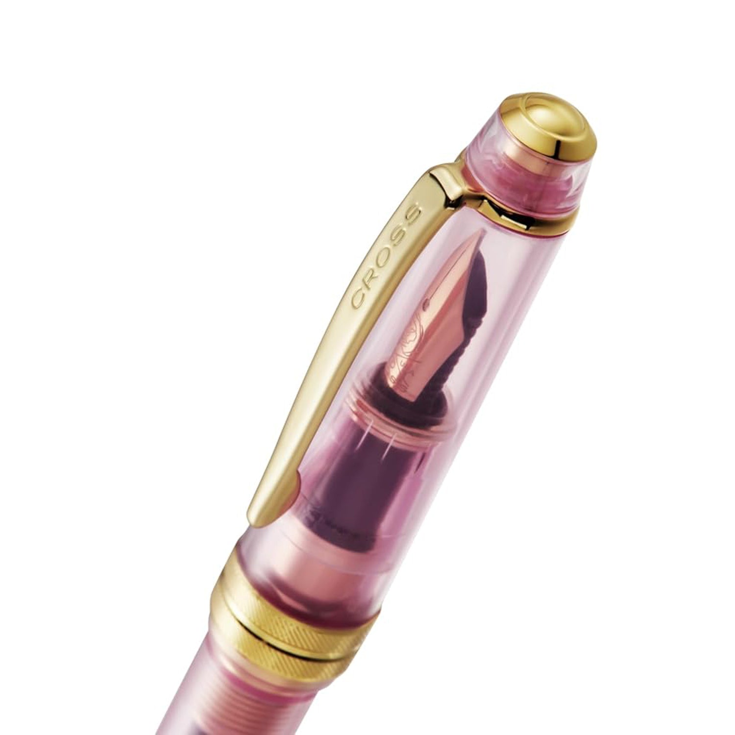 Cross Bailey Light Translucent Pink Sapphire GT Fountain Pen