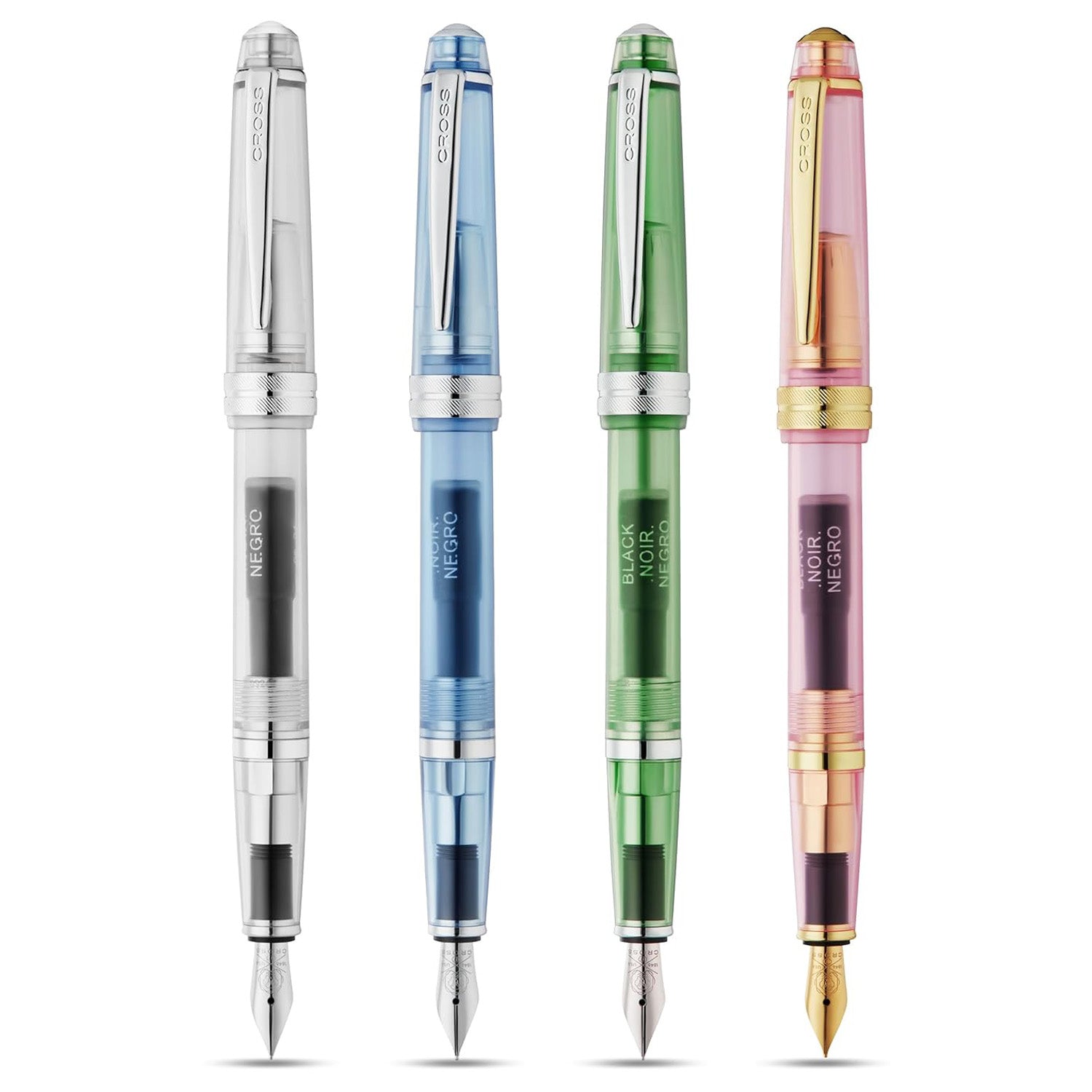 Cross Bailey Light Translucent Pink Sapphire GT Fountain Pen