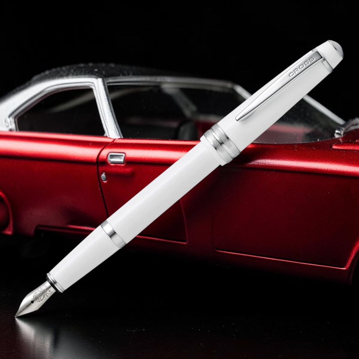 Cross Bailey Light Polished White CT Fountain Pen