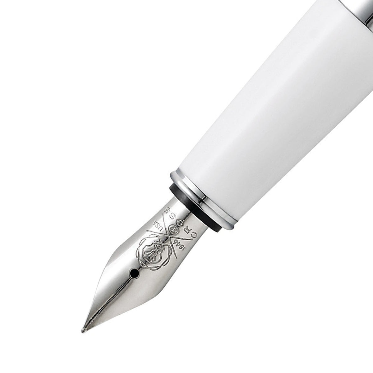 Cross Bailey Light Polished White CT Fountain Pen