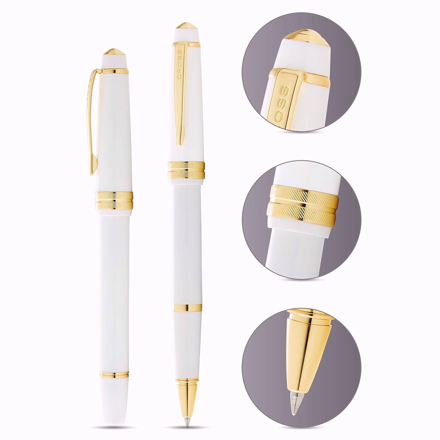 Cross Bailey Light White GT Roller Ball Pen AT0745-10