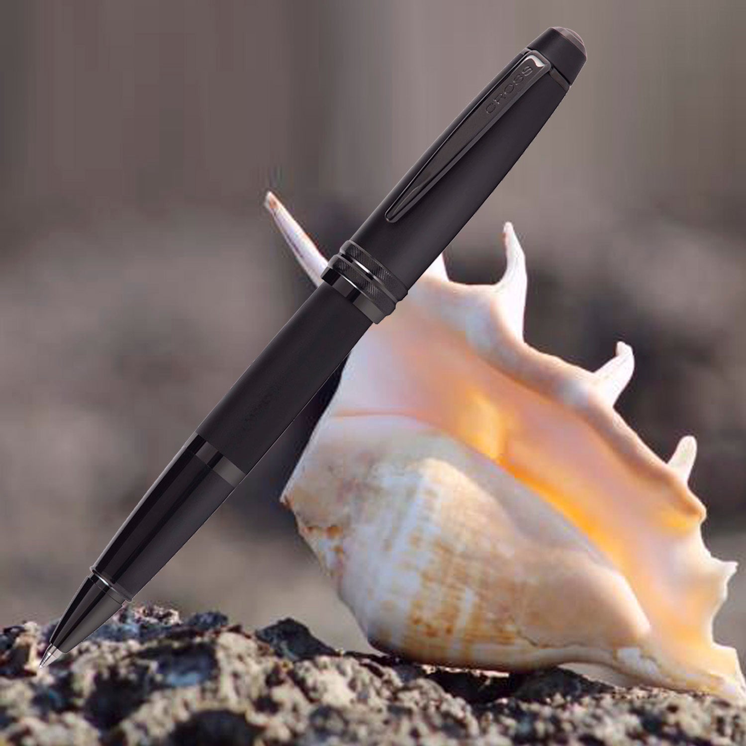 Cross Bailey Matte Black Roller Ball Pen AT0455-19