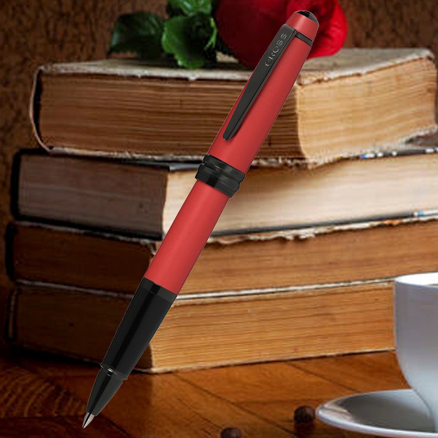 Cross Bailey Matte Red Roller Ball Pen AT0455-21