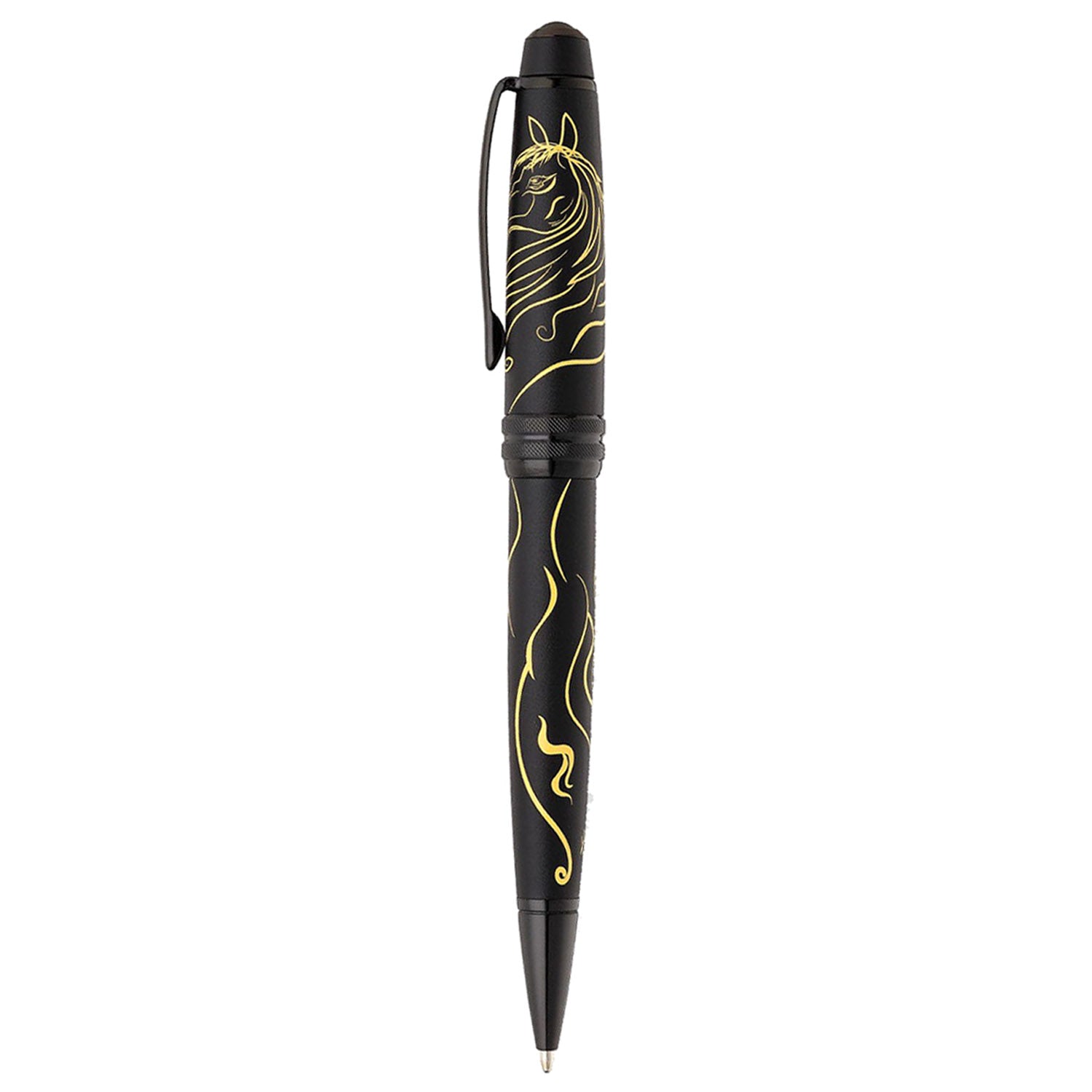 Cross Bailey Zodiac Year of the Horse Matte Black PVD Ballpoint Pen AT0452-26 (Special Edition)