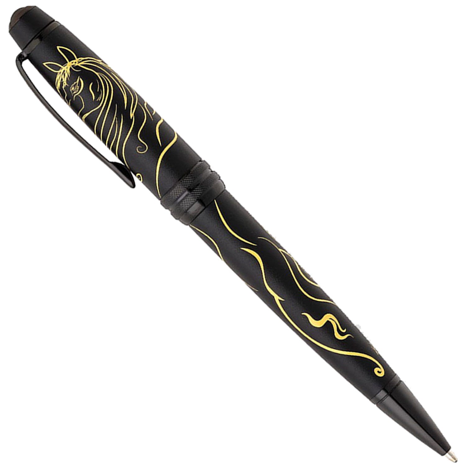 Cross Bailey Zodiac Year of the Horse Matte Black PVD Ballpoint Pen AT0452-26 (Special Edition)