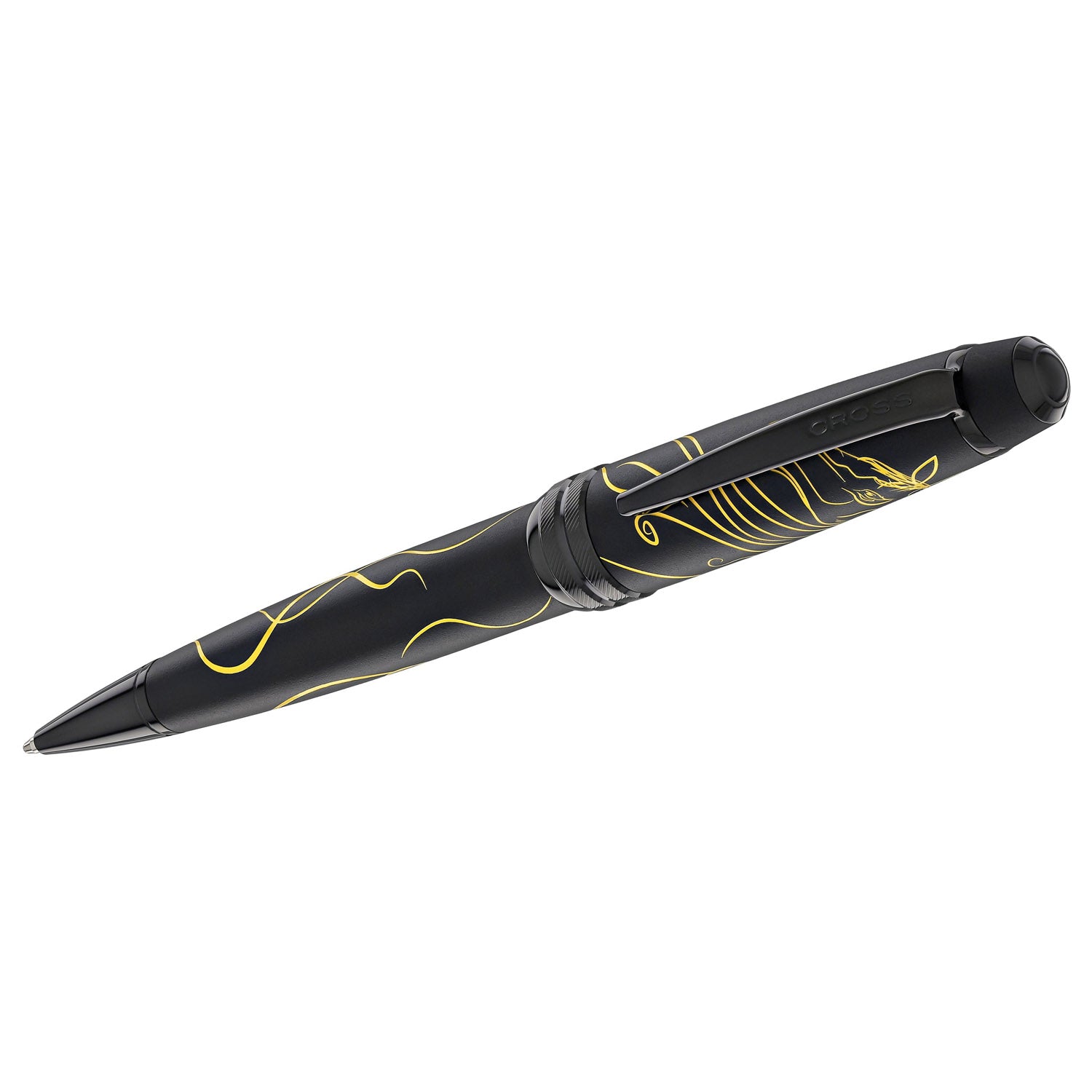 Cross Bailey Zodiac Year of the Horse Matte Black PVD Ballpoint Pen AT0452-26 (Special Edition)
