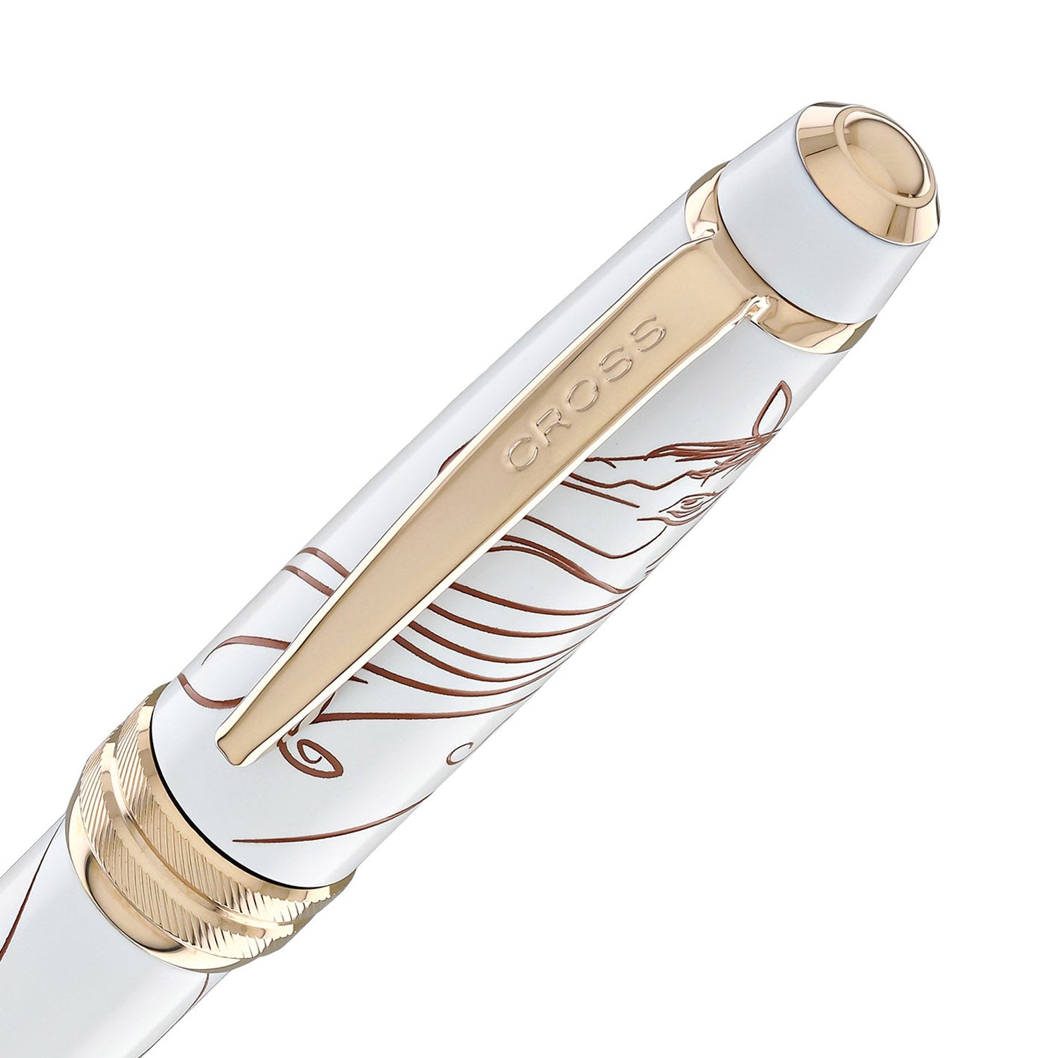 Cross Bailey Zodiac Year of the Horse White RGT Ballpoint Pen AT0452-25 (Special Edition)