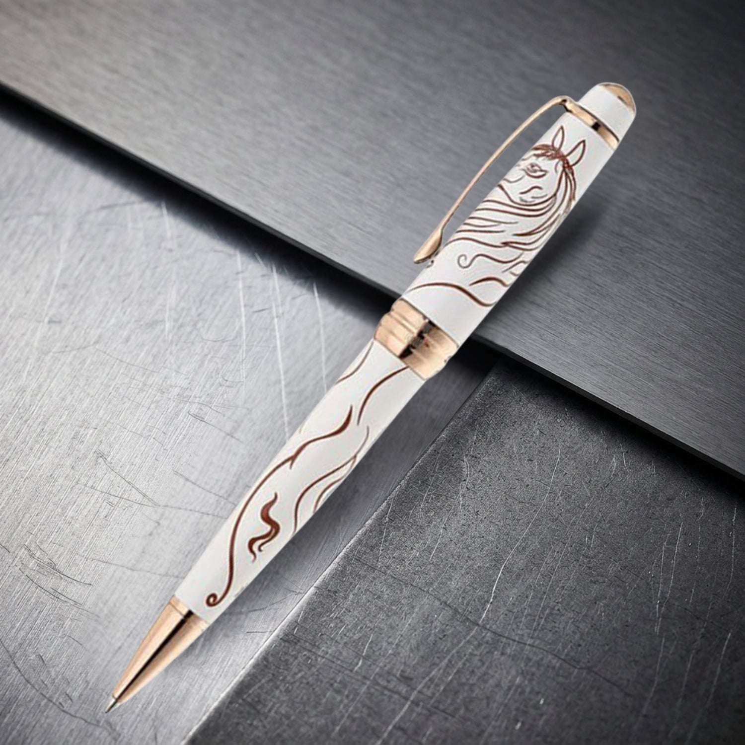 Cross Bailey Zodiac Year of the Horse White RGT Ballpoint Pen AT0452-25 (Special Edition)