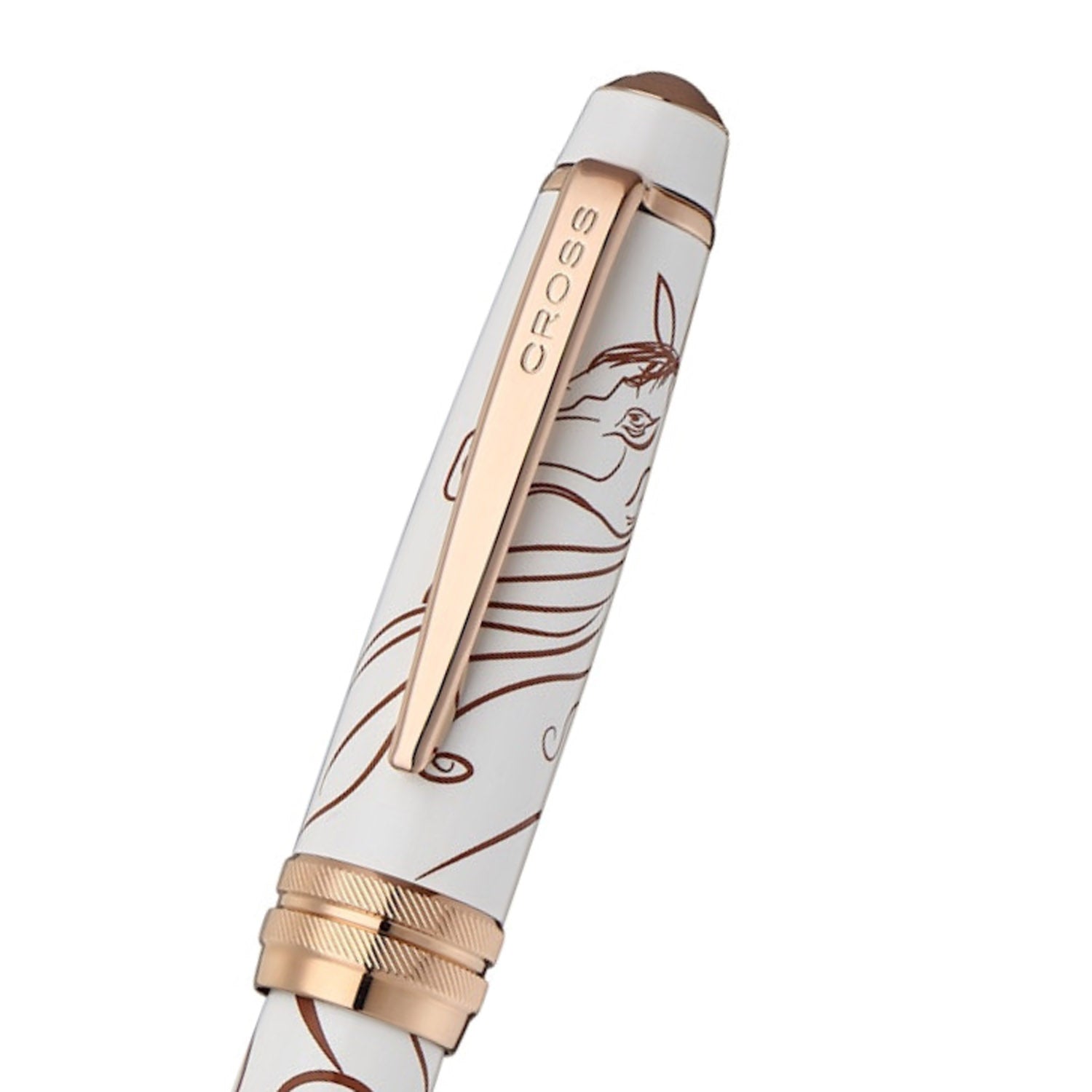 Cross Bailey Zodiac Year of the Horse White RGT Roller Ball Pen AT00455-25 (Special Edition)