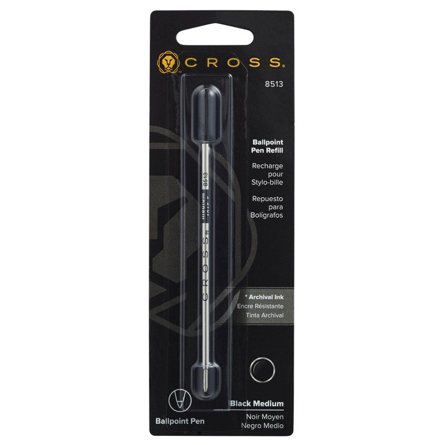 Cross Ballpoint Pen Refill (Black - M) 8513